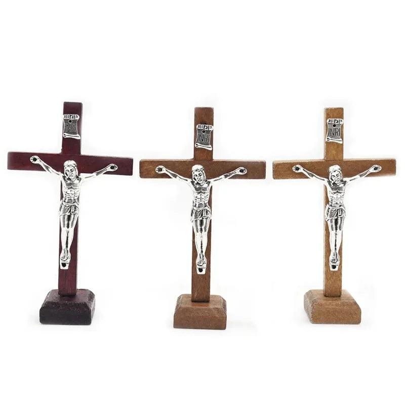 Jesus Kreuz Holz 10 cm