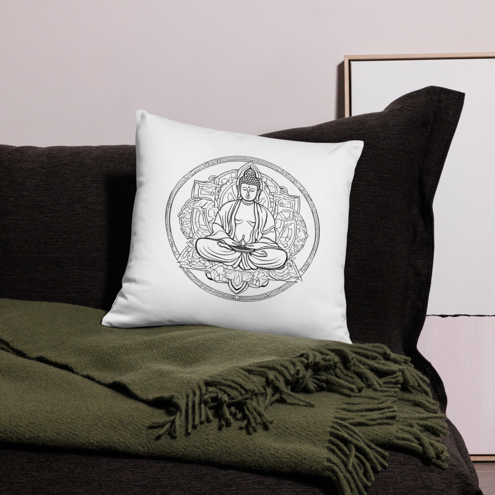 Kissen mit Füllung Buddha im Kreis