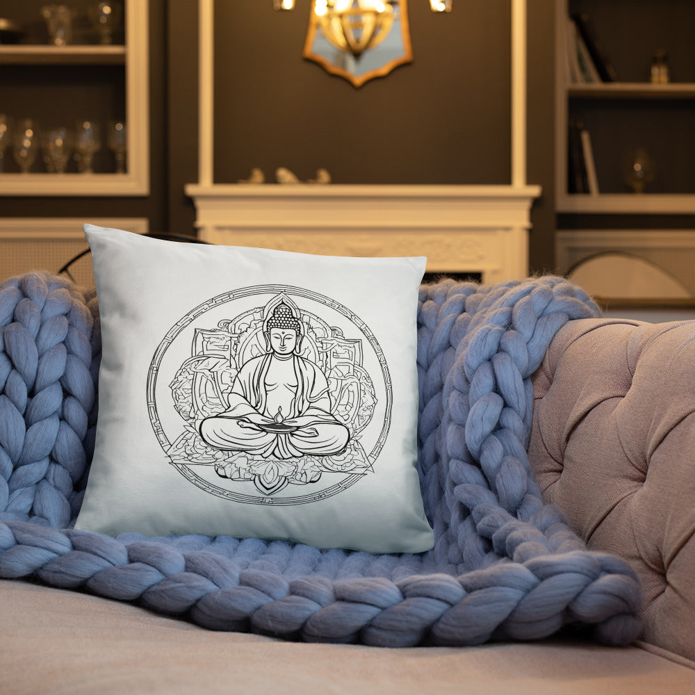 Kissen mit Füllung Buddha im Kreis